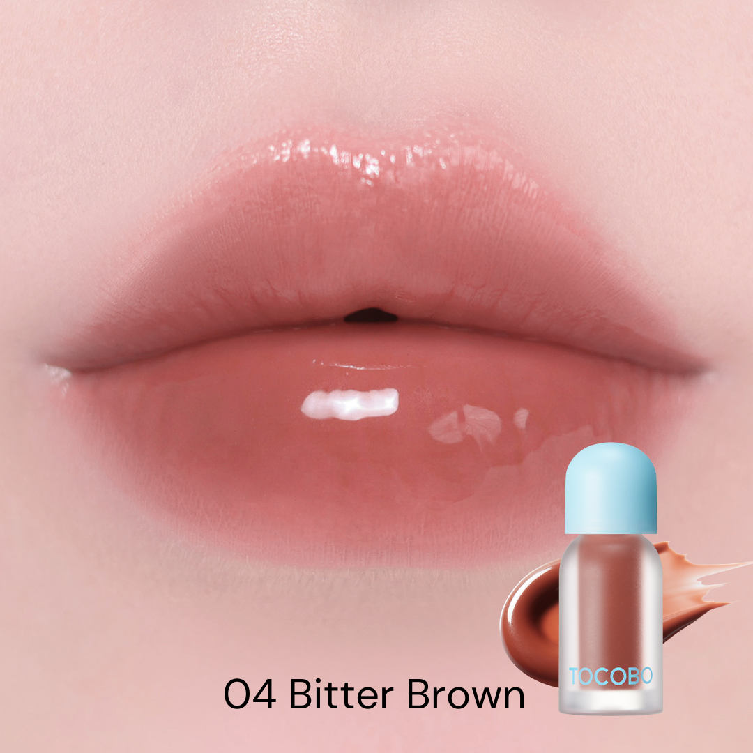 TOCOBO JUICY BERRY PLUMPING LIP OIL 04 BITTER BROWN