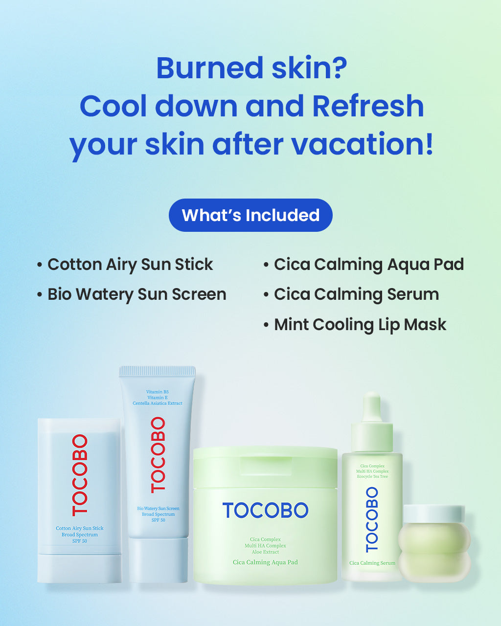 Post-Vacation Skin Relief SPF Set
