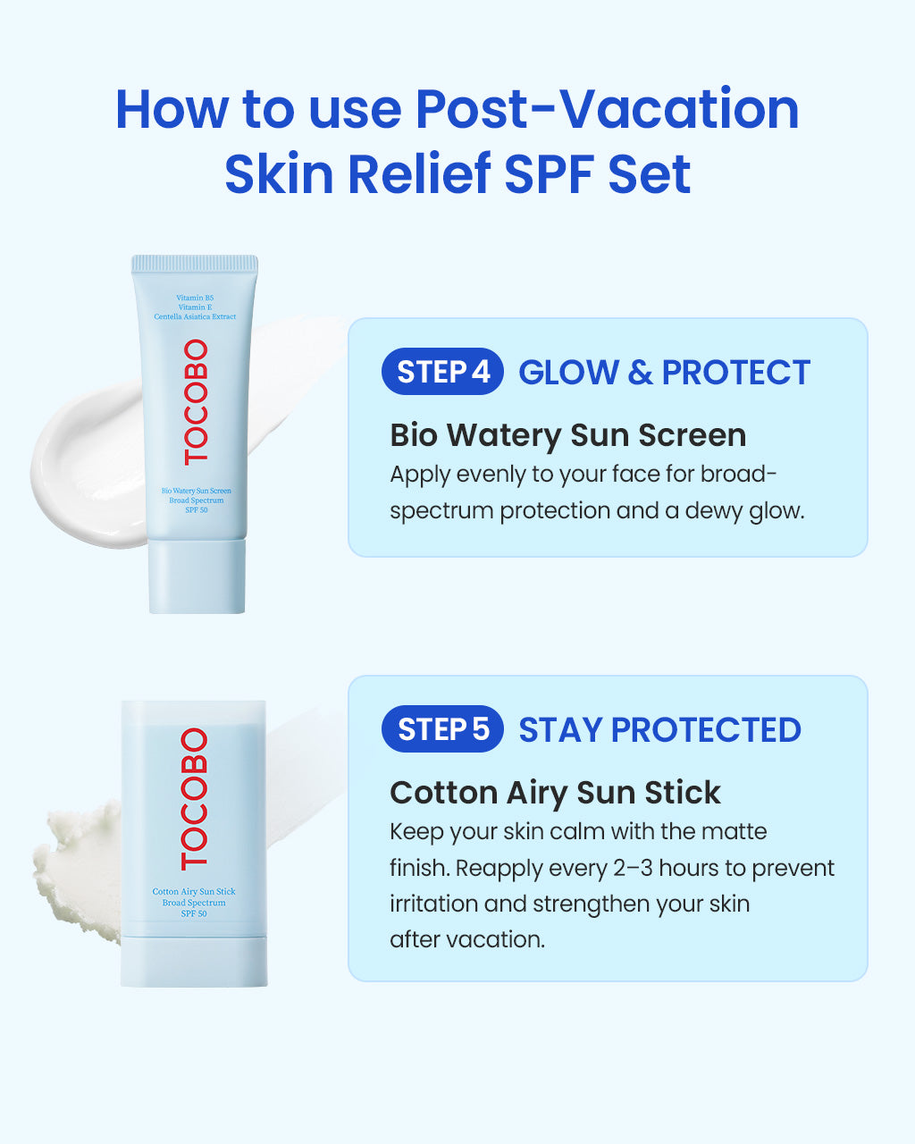Post-Vacation Skin Relief SPF Set