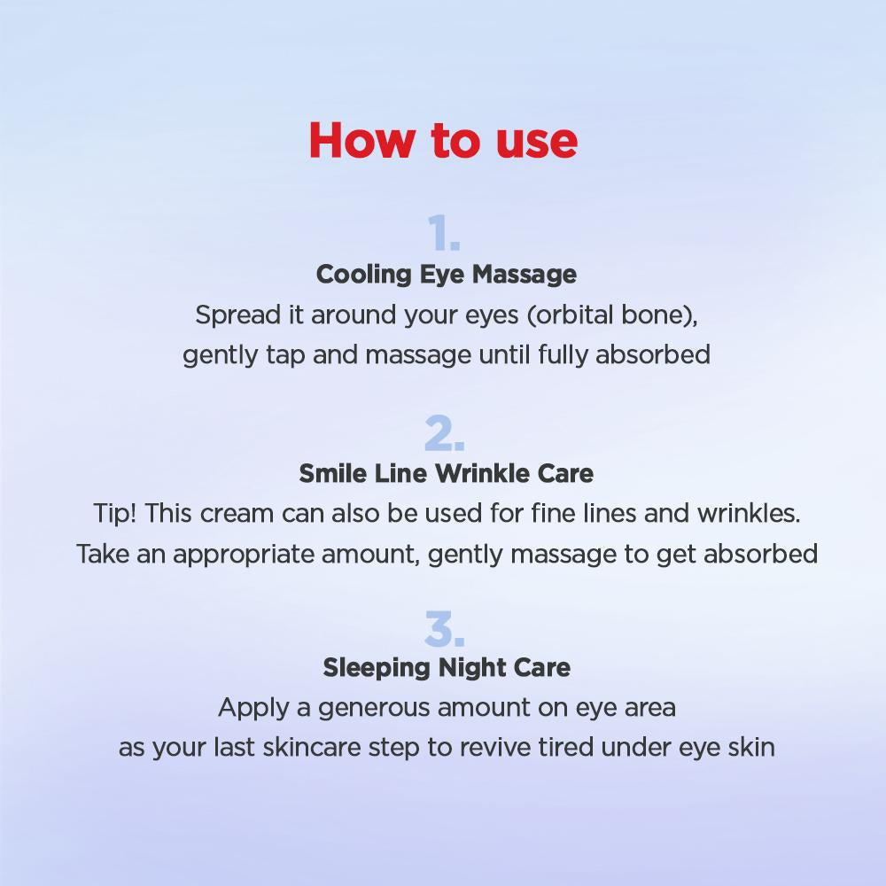 Tired Eyes Recharge Duo (Eye Cream + ICY Cooling Patch)
