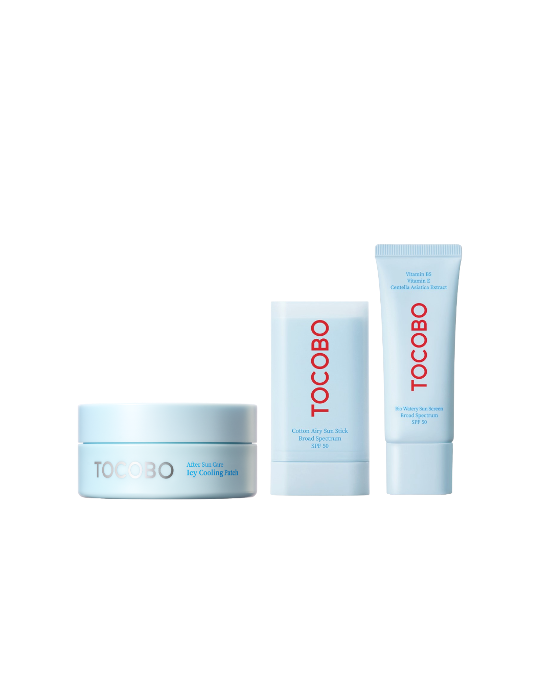 Sun Up, Cool Down Set (Bio Watery Sun Cream + Cotton Soft Sun Stick + Icy Cooling Patch)