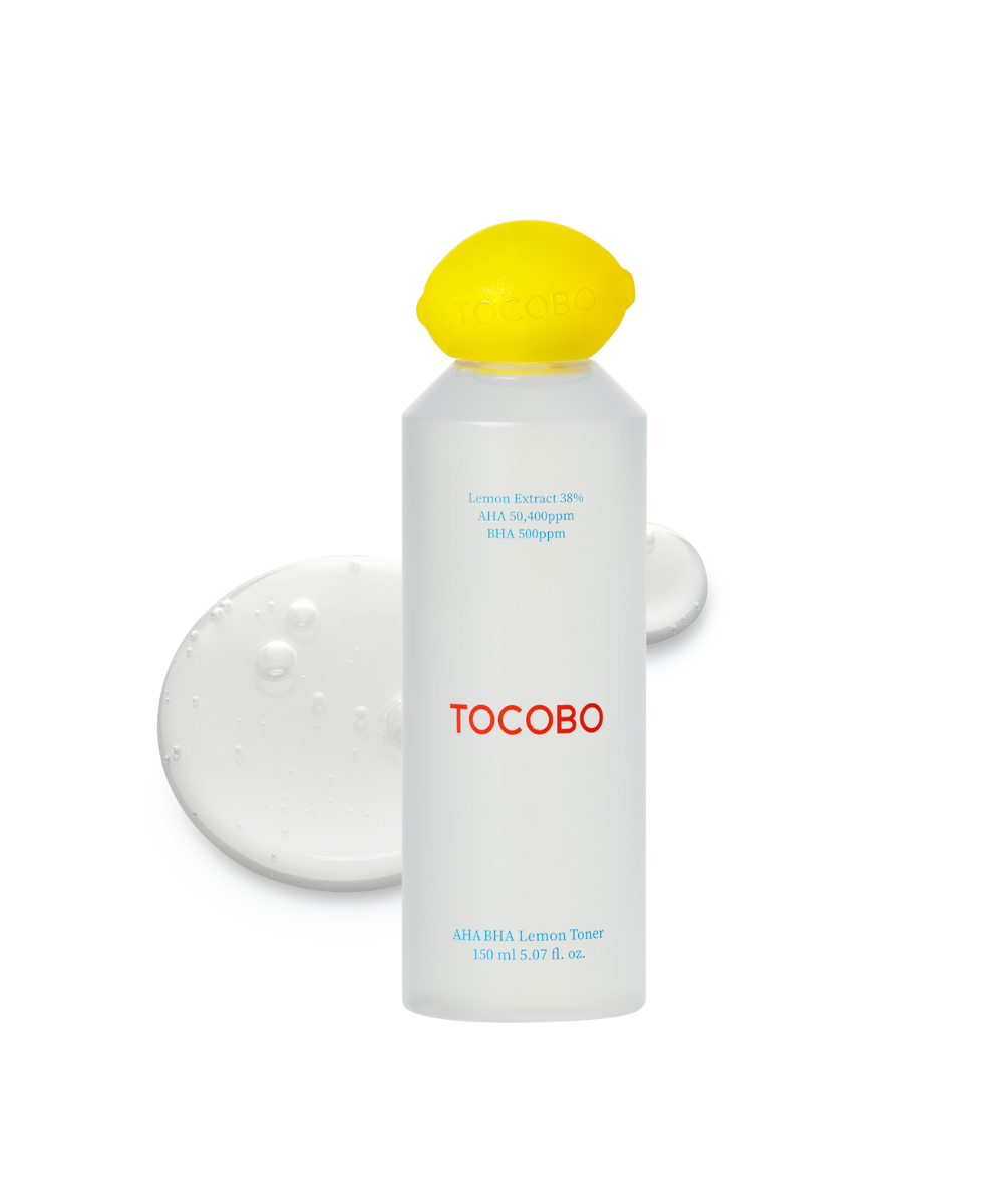 韩国 TOCOBO AHA BHA 柠檬面部爽肤水 150毫升 含维生素C成分 美白淡斑