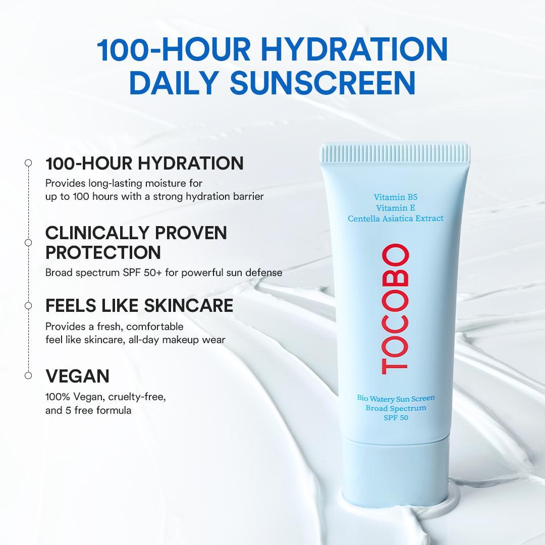 Mini Sun & After-Sun Trio | Bio Watery Sun Cream + Mini Cotton Soft Sun Stick + ICY Cooling Patch